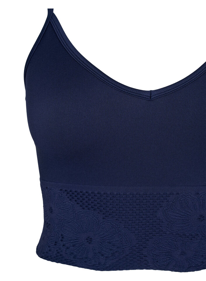 Seamless bh top, Peacoat ASS, Packshot image number 2