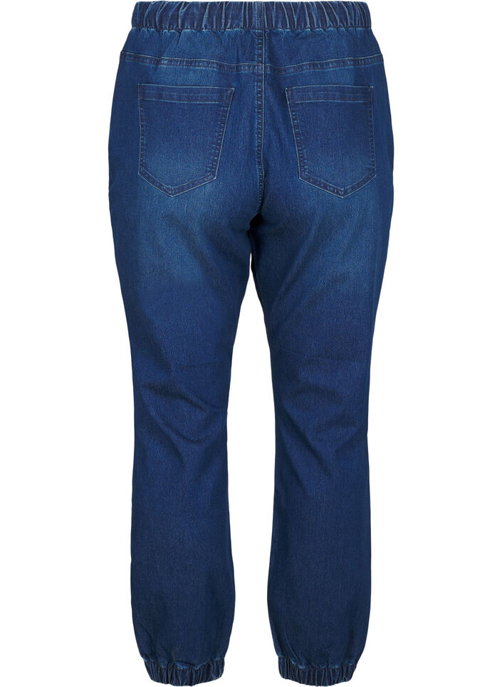 Denimjoggers med lommer, Bl&aring;, Packshot image number 1