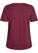 T-shirt med motiv, R&oslash;d, Packshot image number 1