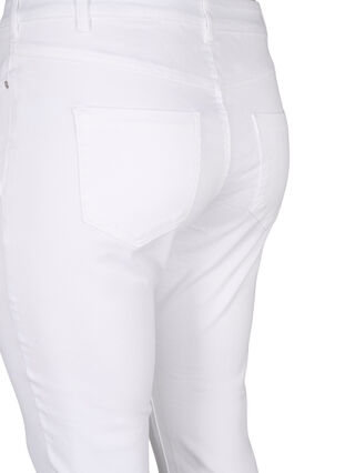 Viona jeans med regulær talje, White, Packshot image number 3