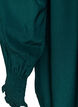 Skjortebluse med fl&aelig;sekrave og rynkedetaljer, Gr&oslash;n, Packshot image number 3