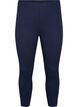Basis 3/4 leggings i viskose, Bl&aring;, Packshot image number 0