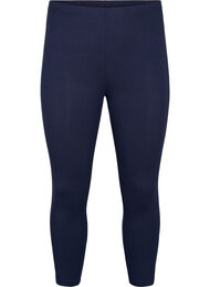 Basis 3/4 leggings i viskose, Bl&aring;