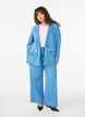 Denim blazer med lommer, Bl&aring;, Model image number 1