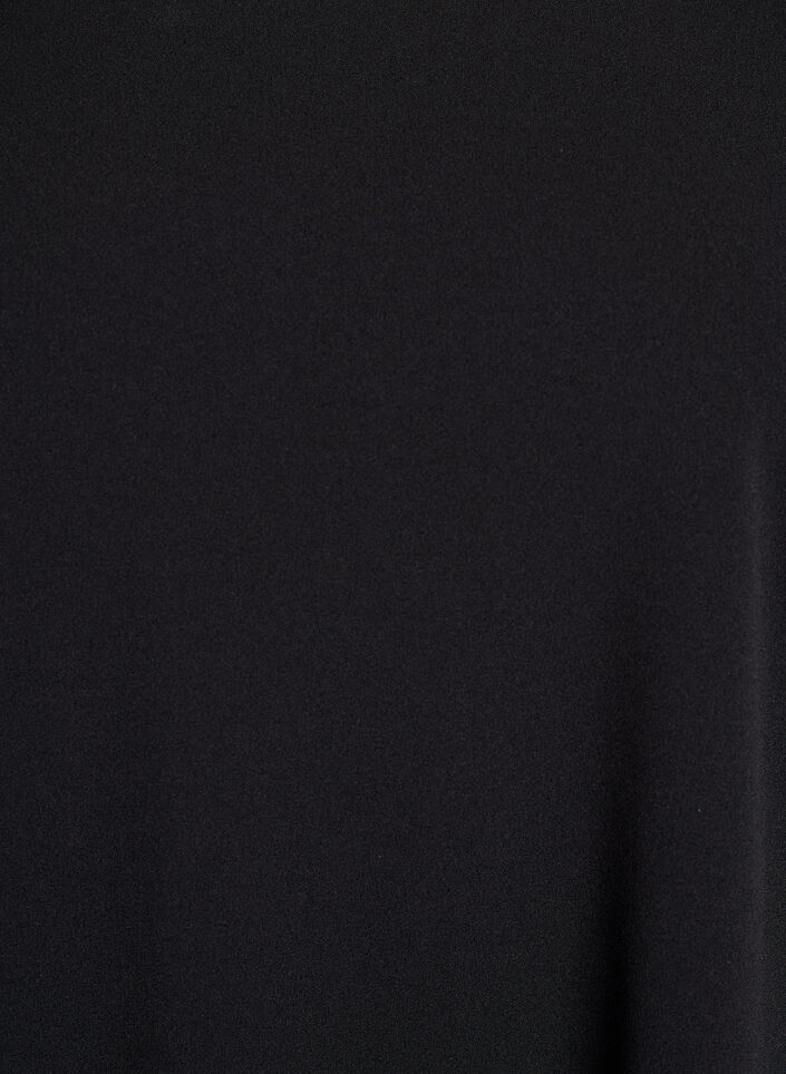 FLASH - Kort kjole med a-facon og 3/4 ærmer, Sort, Packshot image number 2