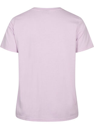 Kortærmet t-shirt med v-udskæring, Lavender Frost, Packshot image number 1