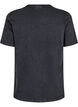 T-shirt med eyelets og print, Grey Washed , Packshot image number 1