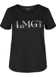 Trænings t-shirt med print, Black LMGT