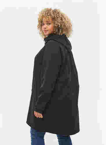 Softshell jakke med tilhørende fleecevest, Black Solid, Model image number 1