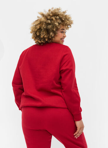 Jule sweatshirt , Red Merry Xmas , Model image number 1