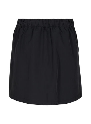 Outdoor nederdel med indershorts, Black, Packshot image number 1