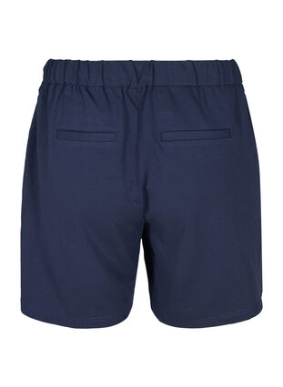 Ensfarvede shorts med lommer, Navy Blazer, Packshot image number 1