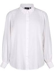 Langærmet skjorte i TENCEL™ Modal , Bright White
