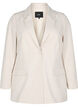 Klassisk blazer med knaplukning, Beige, Packshot image number 0