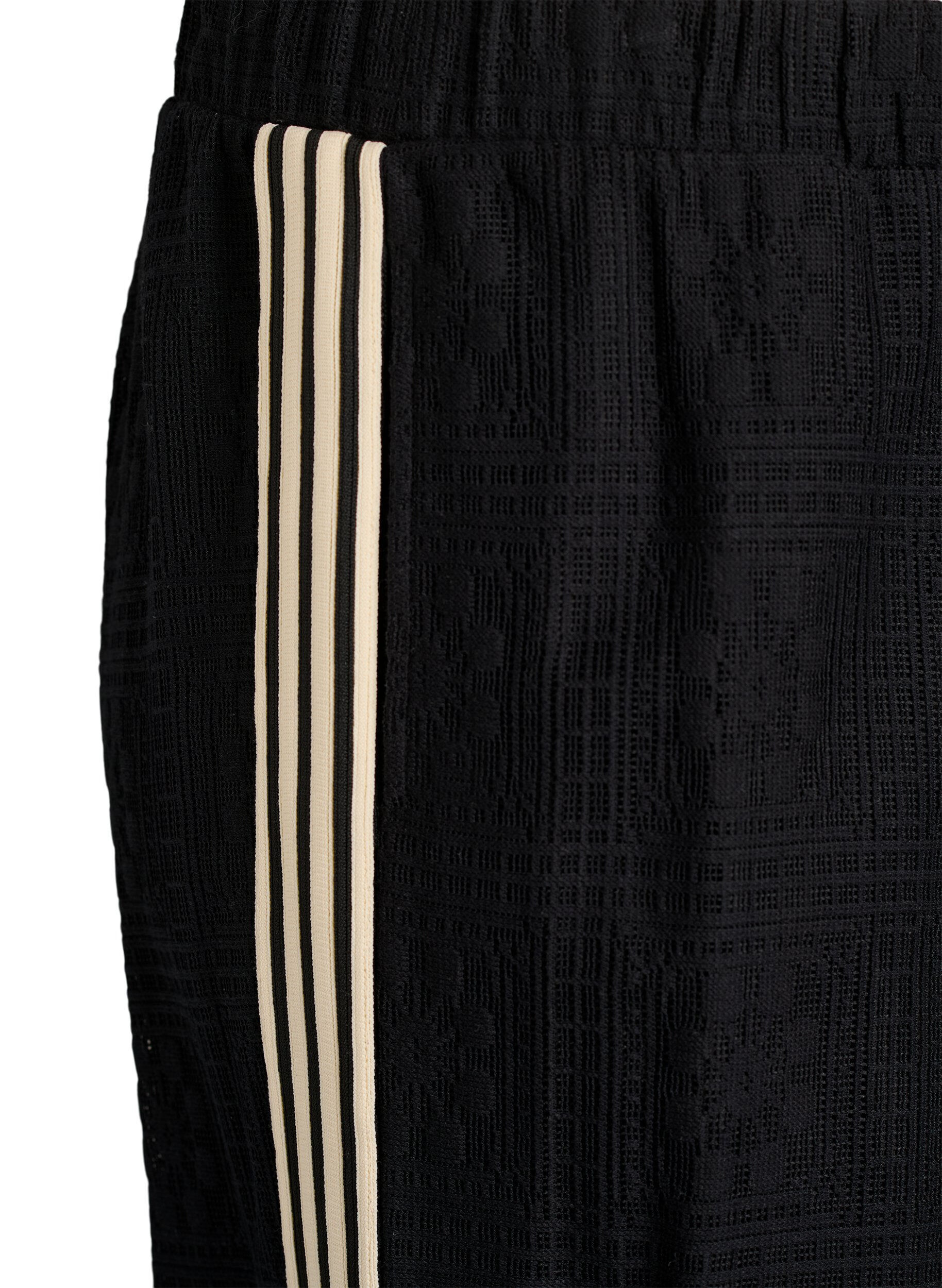 Zizzi Blondebukser med brede ben og kontraststriber, Sort, Packshot image number 2