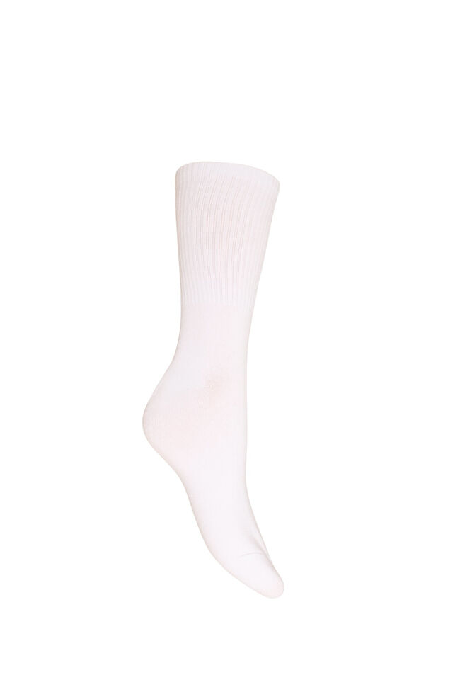Bomuldsstr&oslash;mper med motiv, Hvid, Packshot image number 1