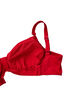Bikini bøjle bh med draperinger, Rød, Packshot image number 3
