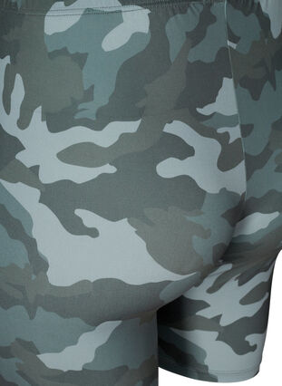 Cykelshorts med camouflage print, Army AOP, Packshot image number 3