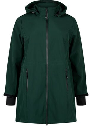 Softshell jakke med aftagelig hætte, Scarab, Packshot image number 0