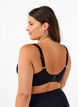 Bikini b&oslash;jle bh med draperinger, Sort, Model image number 1