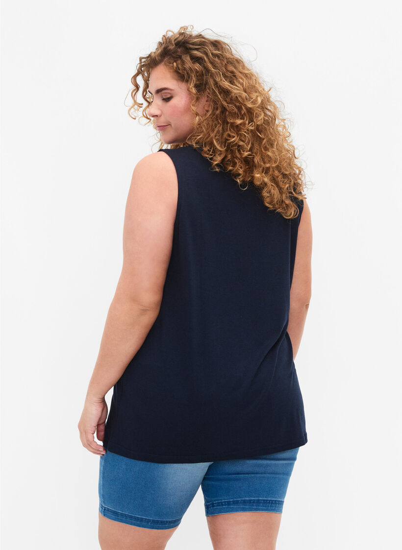 Ærmeløs top med blonde, Total Eclipse, Model image number 1