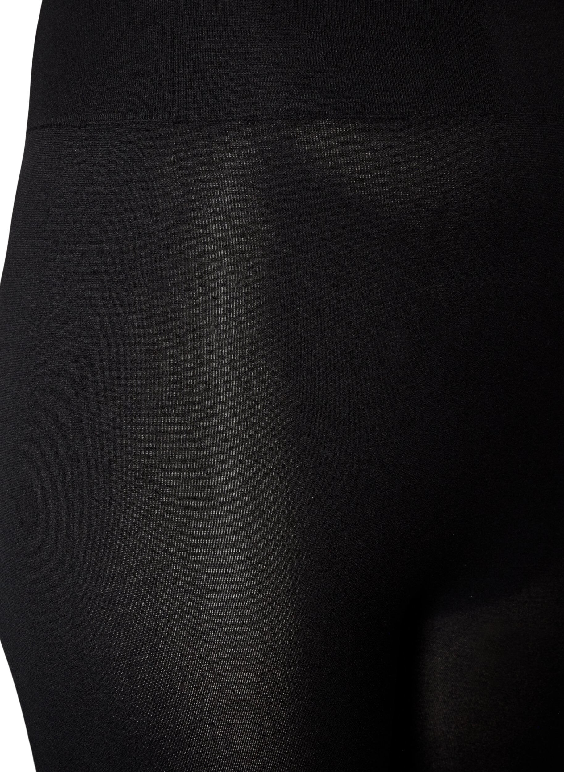 ZizziSeamless cykelshorts, Sort, Packshot image number 2