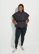 Puffervest med justerbar talje, Sort, Model image number 1