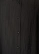 Viskosebluse med knapper og struktur, Sort, Packshot image number 2