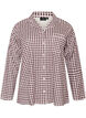 Bomulds pyjamas-skjorte med brystlomme, R&oslash;d, Packshot image number 0