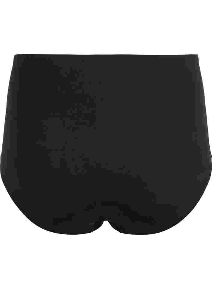 Bikini underdel med høj talje, Black, Packshot image number 1