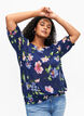Blomstret bluse med smock, Blueprint Flower AOP, Model image number 0