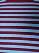 Stribet bluse med lange &aelig;rmer, Bl&aring;, Packshot image number 2