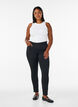 Emily Stay Black jeans med regul&aelig;r taljeh&oslash;jde, Sort, Model image number 0