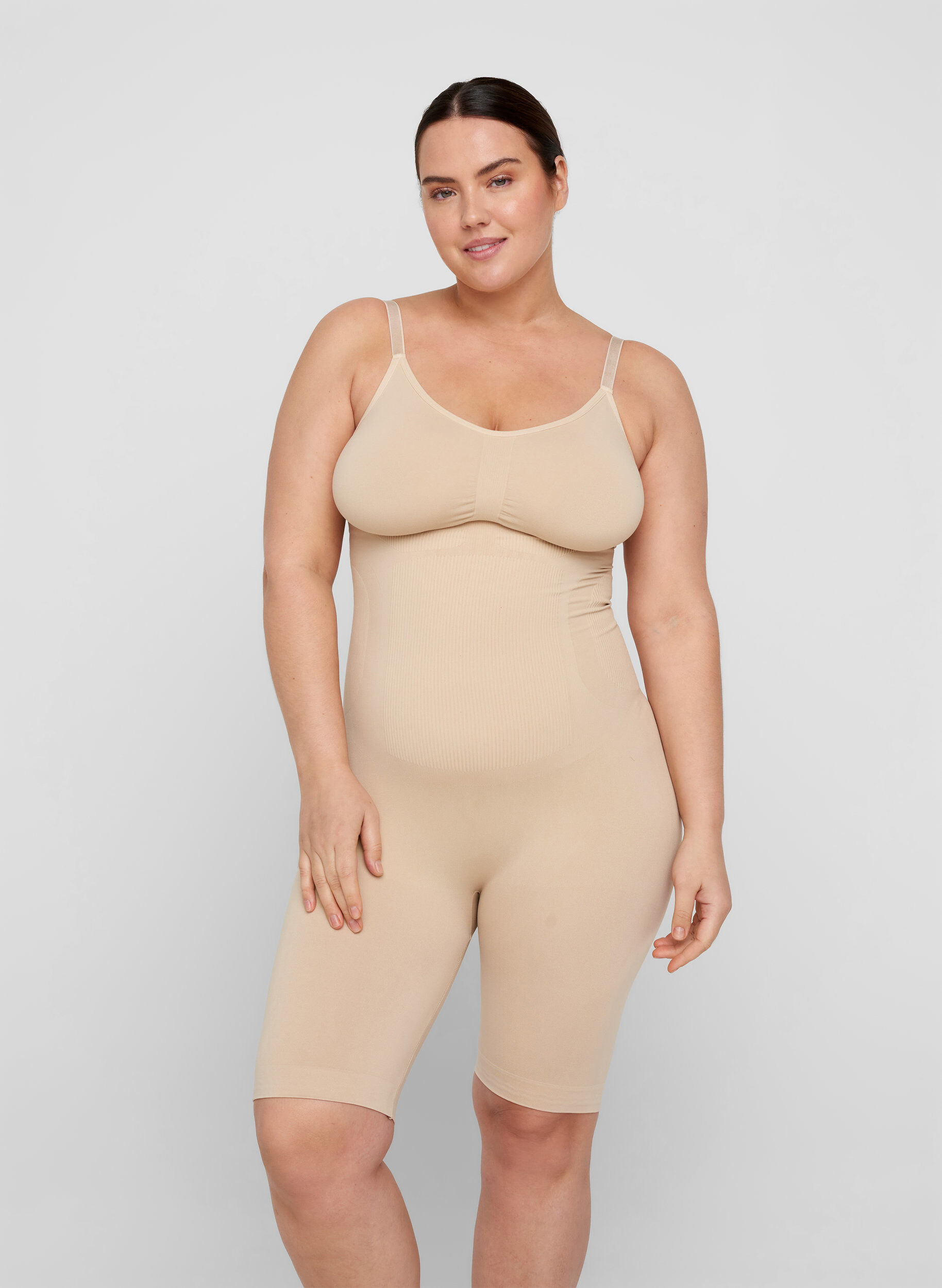 Zizzi Shapewear heldragt, Nude, Model image number 0