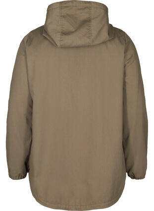 Kort jakke med hætte og lommer, Bungee Cord , Packshot image number 1