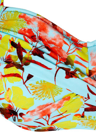 Printet bikini overdel, Bright Flower, Packshot image number 2