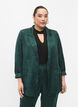 Blazer i viskose med tone-i-tone print, Ponderosa Pine, Model image number 0