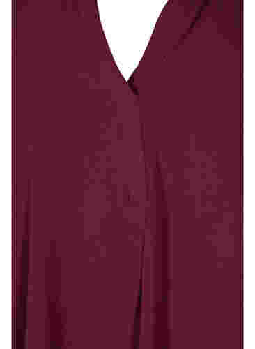 Kortærmet bluse med v-udskæring, Port Royal, Packshot image number 2