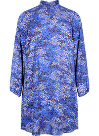 FLASH - Langærmet kjole med print