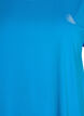 Ensfarvet tr&aelig;nings t-shirt, Bl&aring;, Packshot image number 2