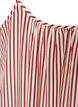 Sommerkjole med striber og A-facon, R&oslash;d, Packshot image number 3