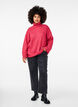 Strikbluse med rullekrave, Virtual Pink Mel., Model image number 2