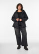 Let vatteret jakke med diamantquilt, Sort, Model image number 1