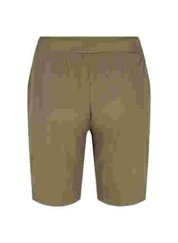 Løse shorts med ribstruktur, Ivy Green, Packshot image number 1
