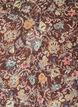 Chiffonkjole med blomsterprint og fl&aelig;selag, Brun, Packshot image number 2