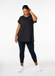 Lang tr&aelig;nings t-shirt, Sort, Model image number 1
