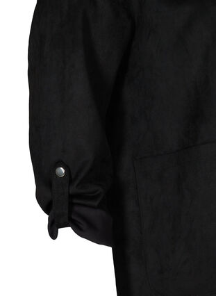 Åben jakke med store lommer, Black, Packshot image number 2