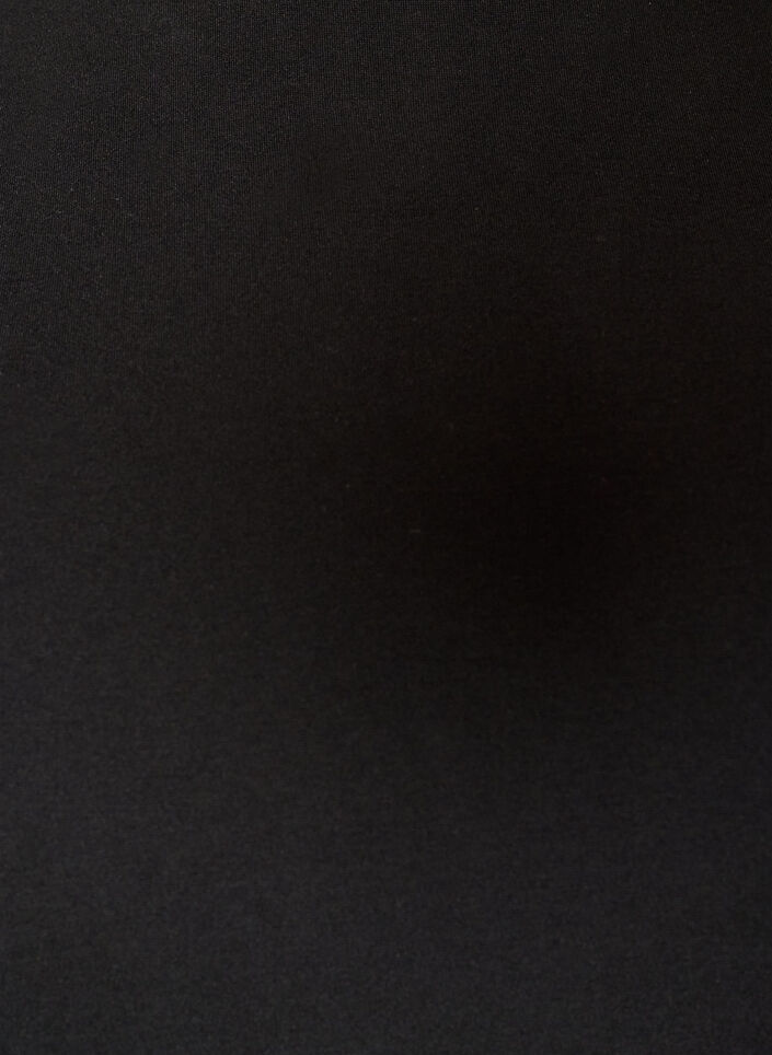 Kort jerseykjole med A-facon, Sort, Packshot image number 2