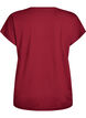 Ensfarvet tr&aelig;nings t-shirt, R&oslash;d, Packshot image number 1