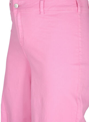 Flared jeans med høj talje, Pink, Packshot image number 2
